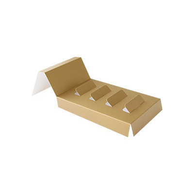 點心禮盒(大)內襯 五格隔板-金 (10入)_3-992802