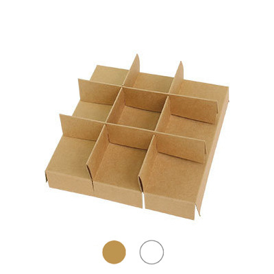 四吋禮盒 內襯九宮格 (10入)【2種顏色】