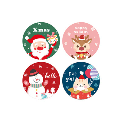 禮品貼紙 聖誕嘉年華-大 (20枚)_01-71406701*