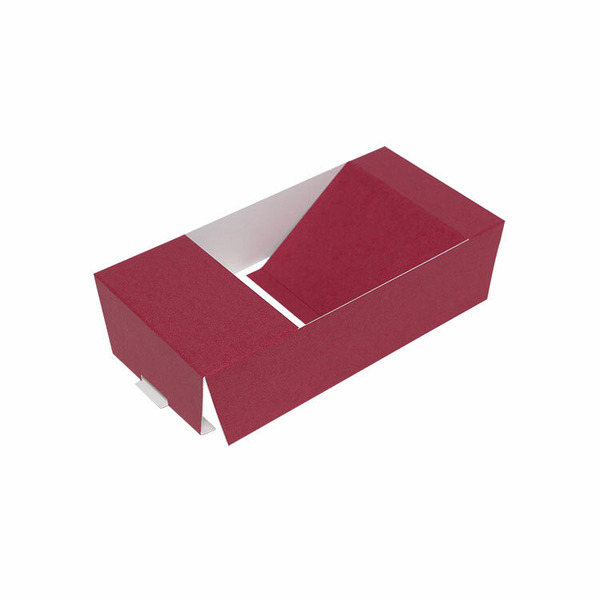 書本(S)雙蓋(XL)提盒內襯 單格內斜襯-暮色紅 (10入)_3C01-86509