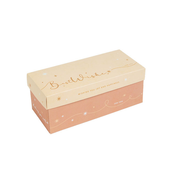 長型點心盒 NO.10 晨曦波光-米 (10入)_3A01-110001