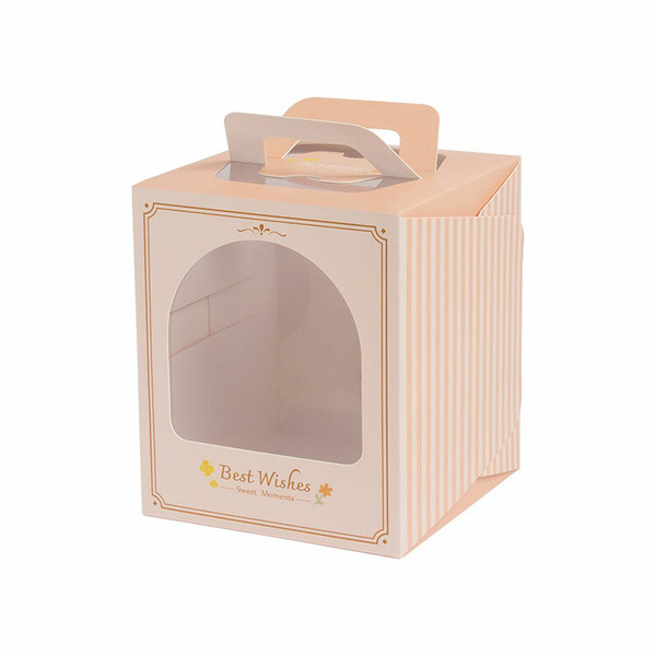 手提鏤空蛋糕提盒 NO.12 朵朵緹花 (10入)_3A06-112801