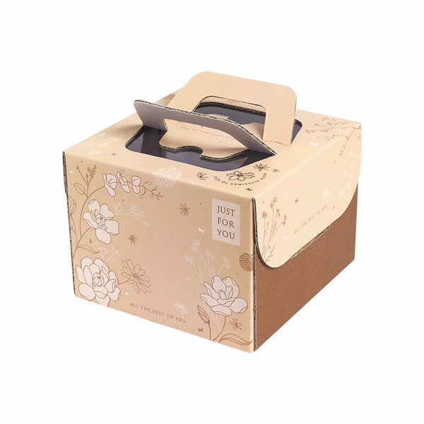 手提蛋糕盒 四吋 莫內花園 (10入)_3A06-116403