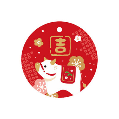 禮物吊卡 春節 諸事大吉牛 (30入)_6-85500102