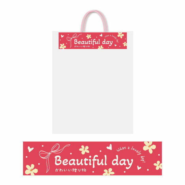 透明禮品提袋 花袋 輕甜時刻 (10入)【2種尺寸】