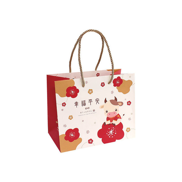 手提紙袋〔小3K〕春節 鴻運小金牛 (20入)_3-2811367*