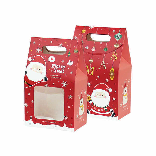房屋型鏤空提盒(大) 繽紛耶誕 (10入)_3A06-413504
