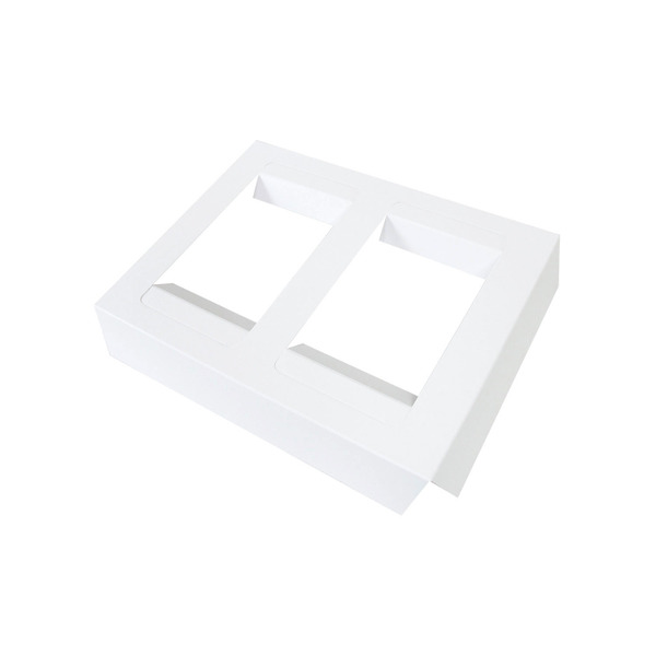 雙蓋禮盒(小) 兩罐式-白【新版】(10入)_3C01-22725-1