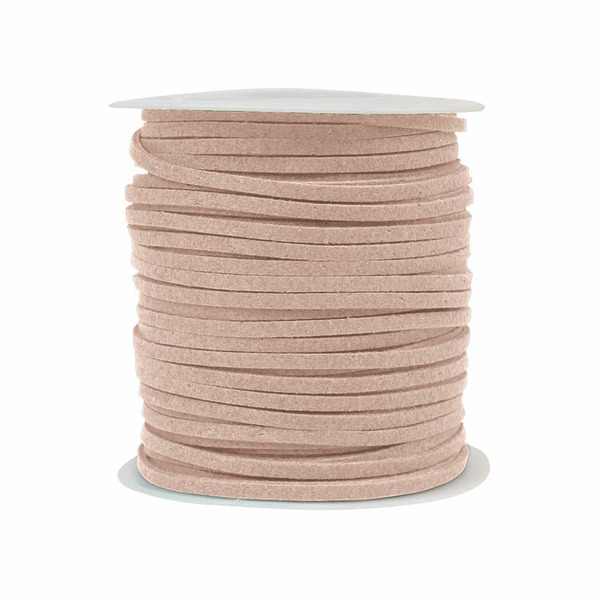 韓國絨皮繩 50碼 奶昔色 (1顆/入)_6-02705