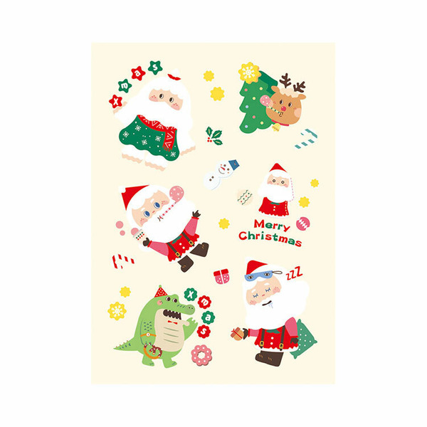 紋身貼紙 聖誕泡泡糖 (2入/包)_01-74401002