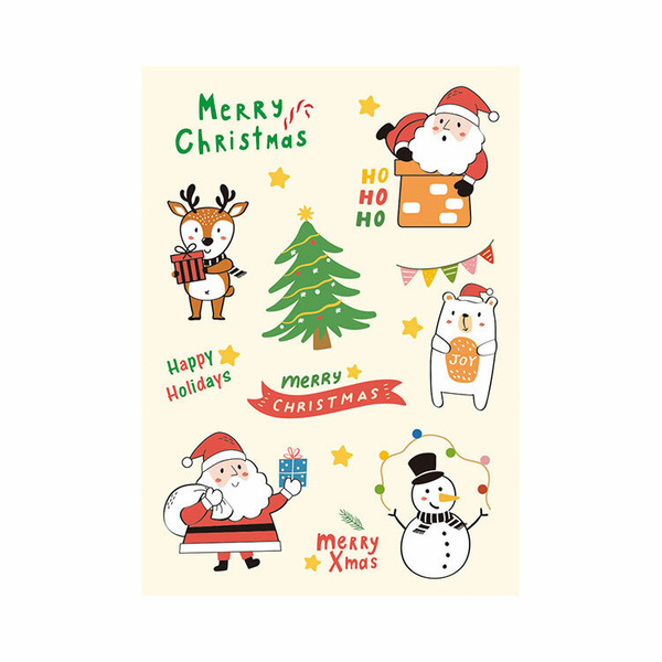 紋身貼紙 聖誕遊樂園 (2入/包)_01-74401003