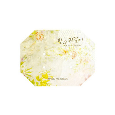 耳環卡 鑽石型 花系物語 (50入)_6-860202