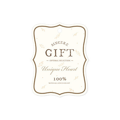 禮物吊卡 古典祝福 (50入)_6-745024