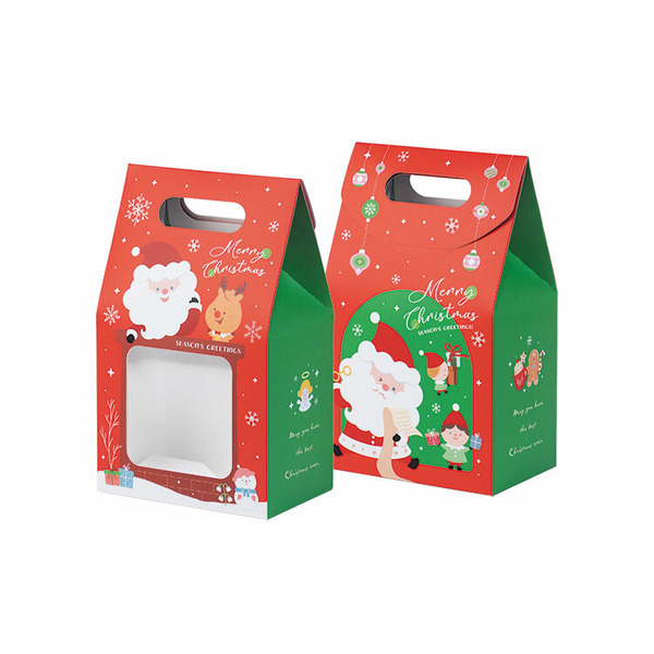 房屋型鏤空提盒 聖誕 耶誕星願 (10入)_3-61806