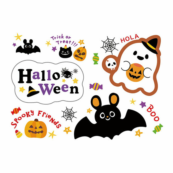 紋身貼紙 萬聖小夥伴 (2入)_01-74401004