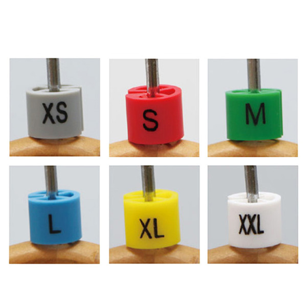 衣架尺碼夾(圓形) XS~XXL/透明款 (18入/包)