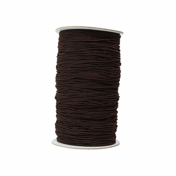 【特價品】彈力繩 1.2mm 咖啡色 (288碼/卷)_B6-B01012