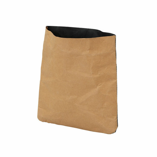 【日本進口】水洗牛皮紙袋 雙面-黑棕 (單入)_CA121206