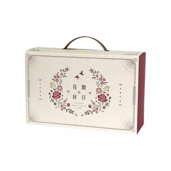 塑膠提把手提盒 花開好日 (10入)_3A18-125701*