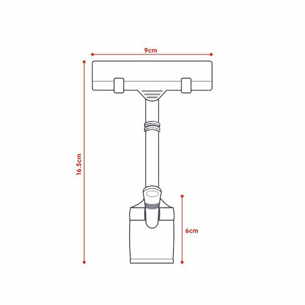 POP夾具 大姆指夾-白色 (1入/10入)