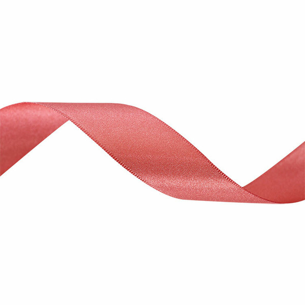 雙面緞帶〔寬23mm〕珊瑚紅 25碼_6-R700-078-141