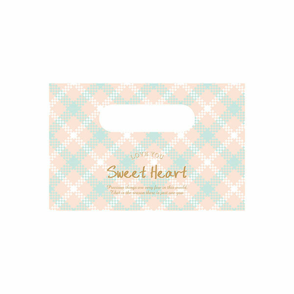 摺口吊卡 長9.2寬6cm 清新格紋 (20入)_6-733011