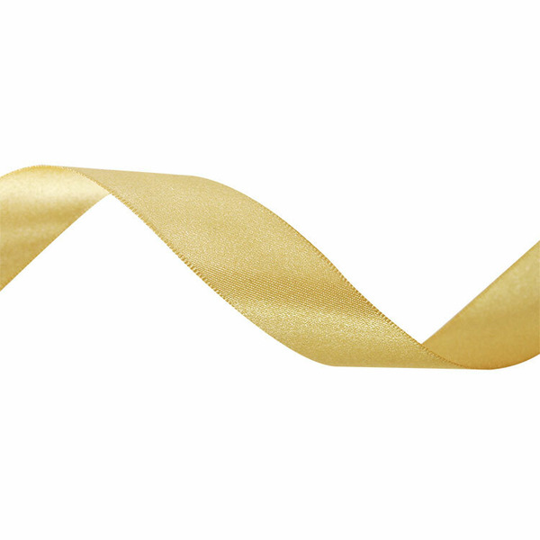 雙面緞帶〔寬10mm〕古銅金 25碼_6-R700-038-85-1