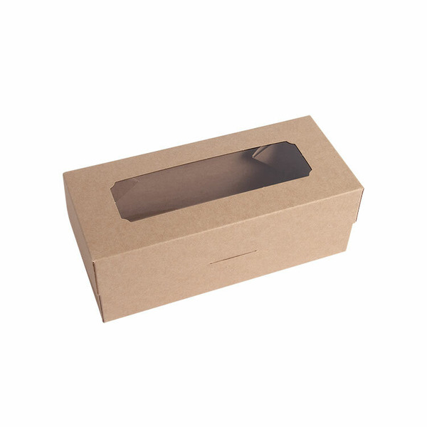 開窗點心盒(大) 牛皮無印 (10入)_3-2928501