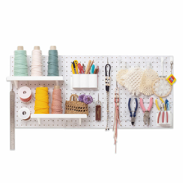 玩丸圓圈板 寬40長90cm 大理石紋洞洞板３入組套組_13-34005【單品免運-獨立下單】