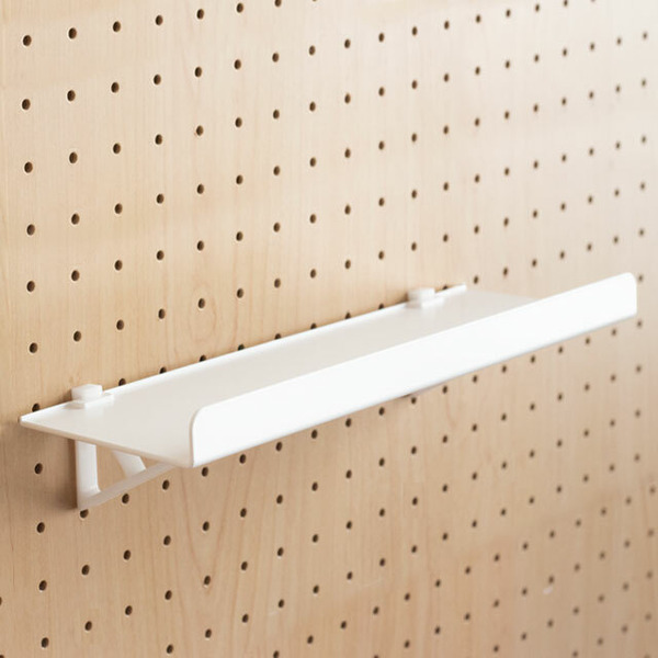 玩丸圓圈板 洞洞板配件 層板組-白 (1組/包)_13-33002