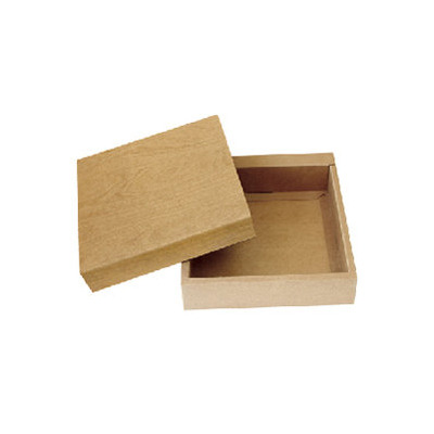 單層禮盒 牛皮無印(壓木紋) (10入)_3-652009