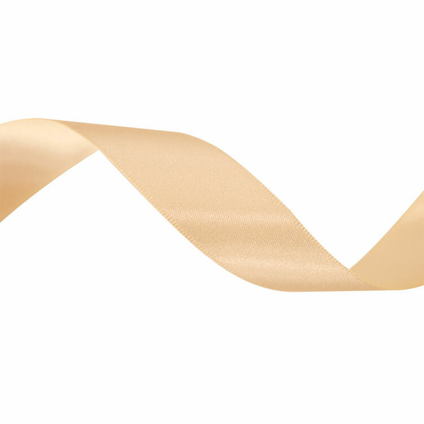 雙面緞帶〔寬15mm〕奶油色 25碼_6-023501