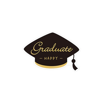 禮品貼紙 畢業學士帽 (32枚)_01-74103501