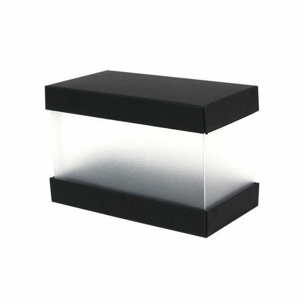 雙蓋透明盒(S) 黑卡無印 (10入)_3A03-17401