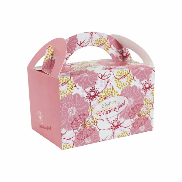 食品提盒(小) 粉紅朱槿 (10入)_3A22-114506