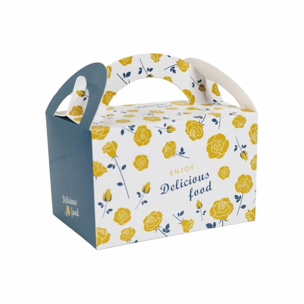 食品提盒(小) 玫瑰黃 (10入)_3A22-114505