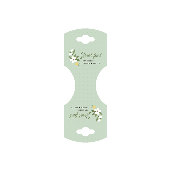 商品吊卡 雙凹對摺 花語好物 (500/100張)_6-701019 / 6-701019-1