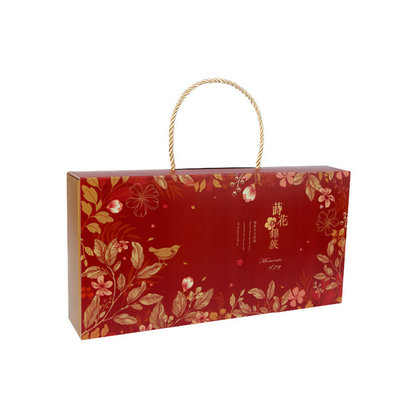 手提禮盒 抽屜型 蒔花錦簇 (10入)_3A18-112705