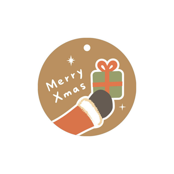 圓形吊卡-聖誕快遞 (30入)_ 6-85400108