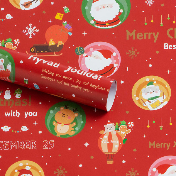包裝紙 聖誕 波波耶誕夢 (30入)_3-24218