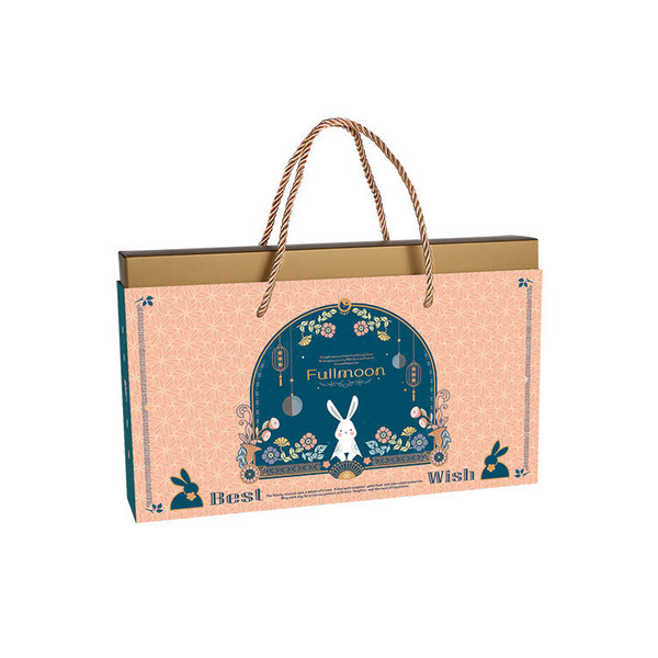 抽屜式提盒(M) 中秋 花繪印象 (10入)_3A18-229505