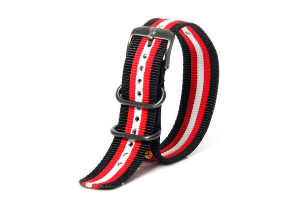 尼龍紅白錶帶-23mm(3050/3080/3150/3180適用)-FN3950-31