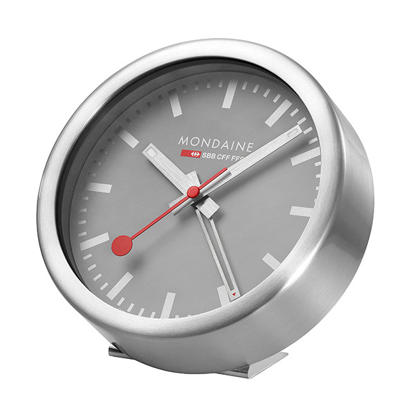 12.5cm兩用鬧鐘 桌鐘 大地灰 / CLOCK99786BV