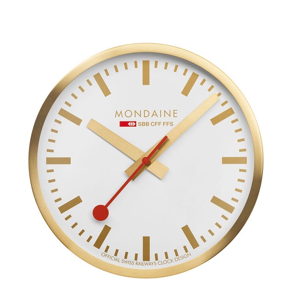 40cm 經典掛鐘 / 靜音鐘 / 金色 / CLOCK17SBG