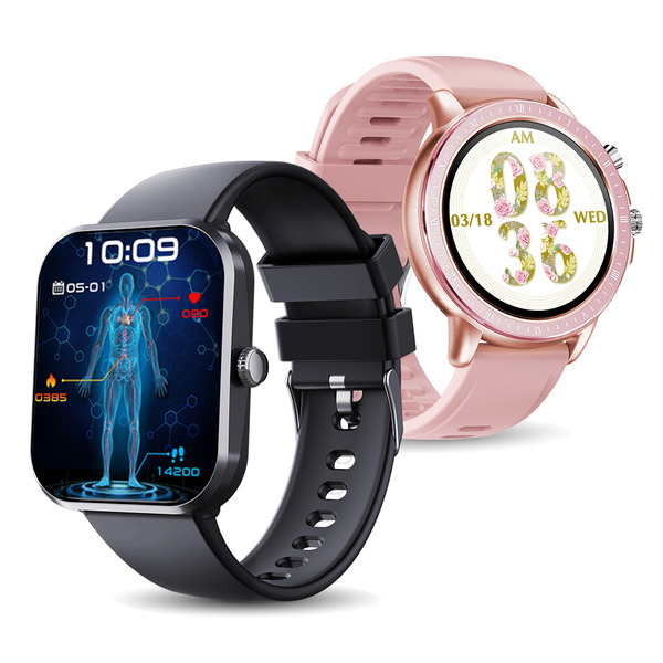 【優惠組合1+1】TA20+C19 智能心率GPS運動手錶 2入組 熱銷組合