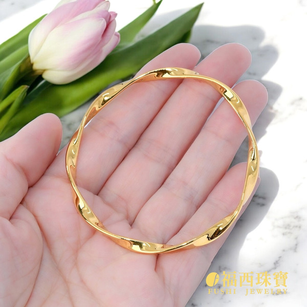 莫比烏斯黃金手環 (1.0-1.5錢內)