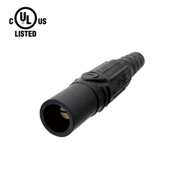 KL-150LMBK – K-LOK 150A Male CAM-Type Line Connector, Black
