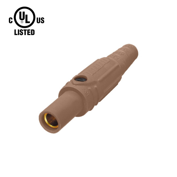 KL-150LFBN – K-LOK 150A Female CAM-Type Line Connector, Brown