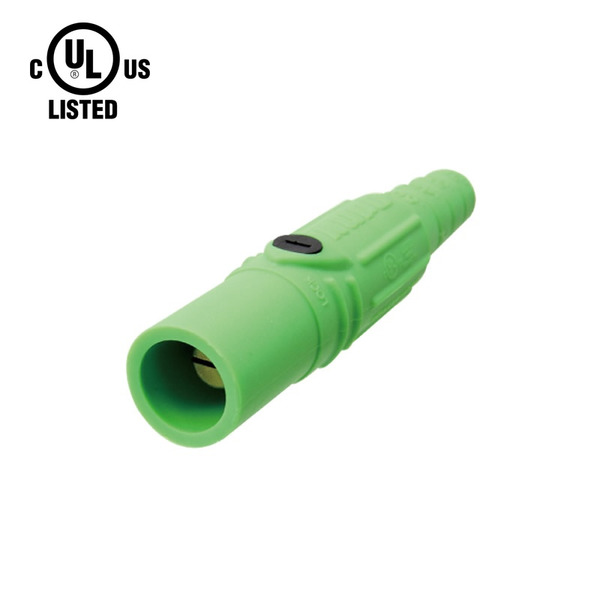 KL-150LMG – K-LOK 150A Male CAM-Type Line Connector, Green