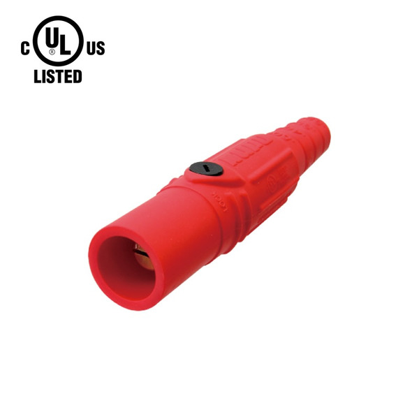 KL-150LMR – K-LOK 150A Male CAM-Type Line Connector, Red